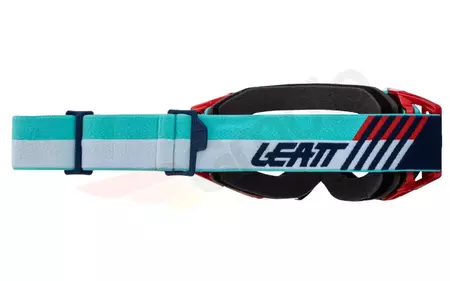 Lunettes de moto Leatt Velocity 5.5 V23 rouge marine bleu fumé verre gris 58%.-2