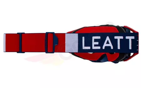 Leatt Velocity 6.5 V23 royal red navy occhiali da moto vetro grigio fumé 58%-2