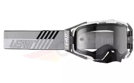Motocyklové okuliare Leatt Velocity 6.5 V23 šedé biele dymové šedé sklo 58% - 8023020230