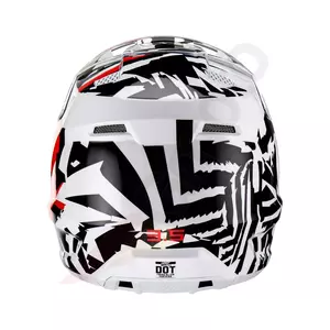 Kask motocyklowy cross enduro Leat Moto 3.5 V23 + Gogle Leatt Velocity 4.5 Helmet Kit Zebra czarny biały L-6