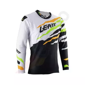 Shirt Motocross Hemd Offroad-Trikot Leatt 5.5 V23 Ultraweld weiß schwarz orange grün fluo S - 5023031000