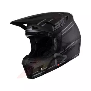 Leatt GPX 9.5 Carbon V23 cross enduro helma na motorku + brýle Velocity 6.5 Iriz černé XS-2