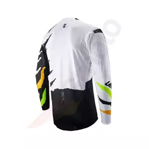 Shirt Motocross Hemd Offroad-Trikot Leatt 5.5 V23 Ultraweld weiß schwarz orange grün fluo M-3