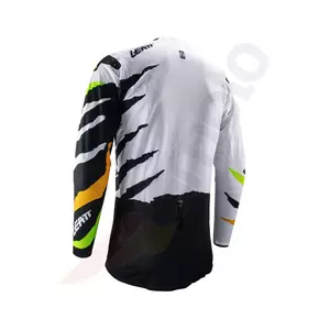 Shirt Motocross Hemd Offroad-Trikot Leatt 5.5 V23 Ultraweld weiß schwarz orange grün fluo M-4