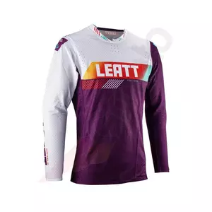 Shirt Motocross Hemd Offroad-Trikot Leatt 5.5 V23 Ultraweld indigo weiß violett M-1