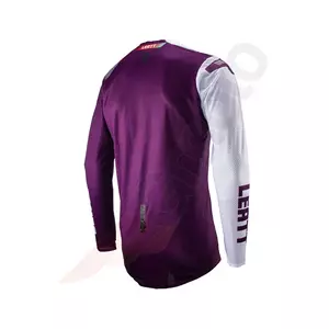 Shirt Motocross Hemd Offroad-Trikot Leatt 5.5 V23 Ultraweld indigo weiß violett M-3