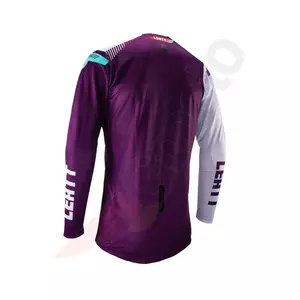 Shirt Motocross Hemd Offroad-Trikot Leatt 5.5 V23 Ultraweld indigo weiß violett M-4