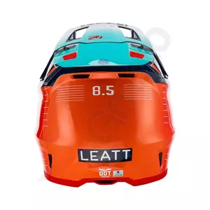 Leatt GPX 8.5 V23 cross enduro casco moto + Velocity 5.5 occhiali rosso blu navy L-6