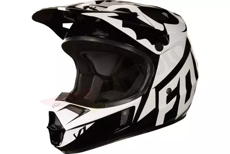 FOX V-1 RACE BLACK XXL motociklistička kaciga-2