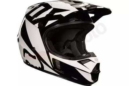 FOX V-1 RACE casco moto NEGRO XXL-3