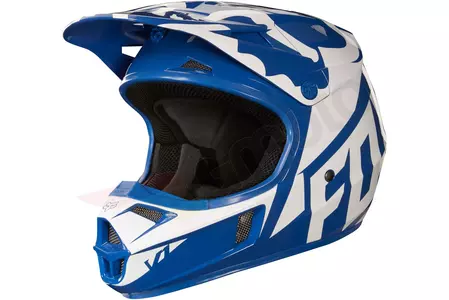 FOX V-1 RACE casco moto AZUL XXL-2