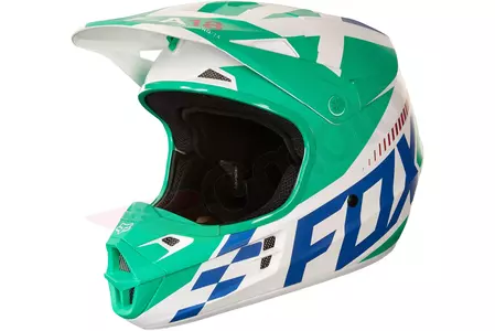 Kask motocyklowy FOX V-1 SAYAK GREEN XL-2