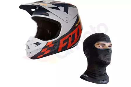 FOX V-1 casco de moto SAYAK NARANJA M-1