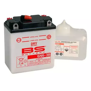 BS Батерия 6N6-3B 6V 4Ah сервизен пакет - 310518