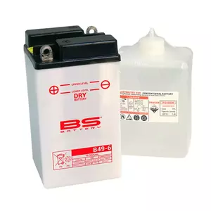 BS akkumulátor B49-6 6V 8Ah szerviz akkumulátor WSK WFM 125 - 310522
