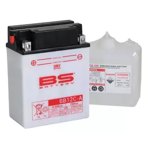 Akumulator BS Battery BB12C-A YB12C-A 12Ah obsługowy 155A - 310566