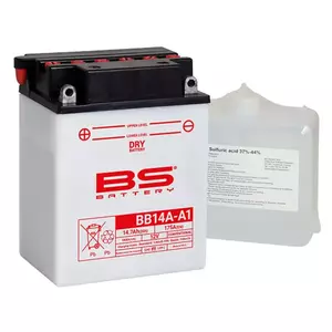BS Battery BB14A-A1 YB14A-A1 14Ah 175Ah batterie de service - 310572