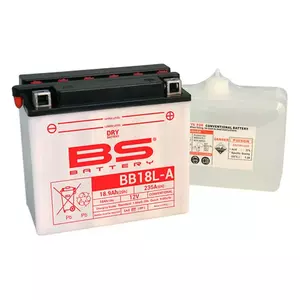 BS Batterij BB18L-A YB18L-A 18Ah accu 235A die kan worden onderhouden - 310586