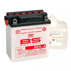 Akumulator BS Battery BB3L-A YB3L-A 3Ah obsługowy 30A - 310589