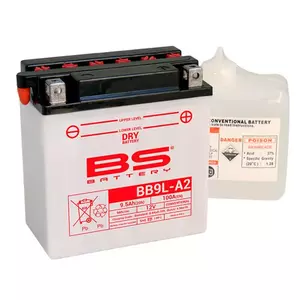 Bateria BS BB9L-A2 YB9L-A2 Bateria de serviço de 9Ah 100A - 310598