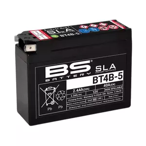 Batería BS BT4B-5 YT4B-5 Batería inundada de 2,3 Ah y 40 A, sin mantenimiento - 300756