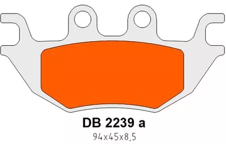 Delta Braking DB2239OR-D KH686 pastilhas de travão traseiras - DB2239OR-D