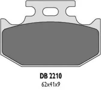 Delta Braking DB2210OR-N KH152 KH152/2 plăcuțe de frână Delta Braking DB2210OR-N KH152 KH152/2 - DB2210OR-N