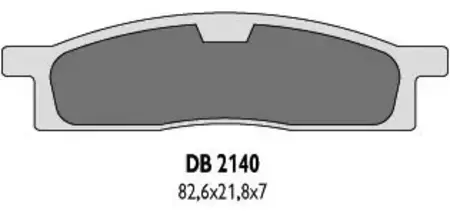 Delta Braking DB2140OR-N KH119 pastilhas de travão - DB2140OR-N