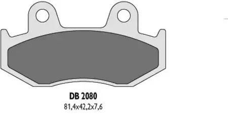 Klocki hamulcowe Delta Braking DB2080OR-N KH92 KH323 - DB2080OR-N