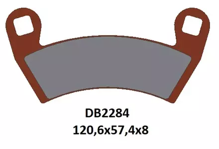 Přední brzdové destičky Delta Braking DB2284OR-D KH656 - DB2284OR-D