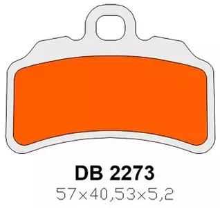 Delta Braking DB2273OR-D remblokken voor - DB2273OR-D