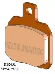 Delta Braking DB2031OR-D KH266 Bremsbeläge hinten - DB2031OR-D