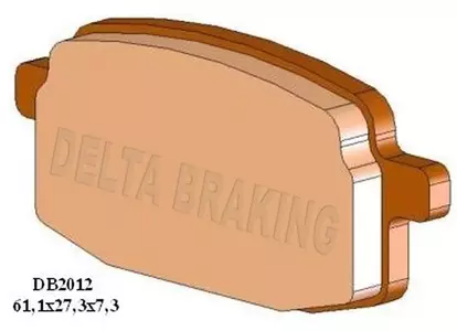 Pastiglie freno anteriori Delta Braking DB2012OR-D KH169 - DB2012OR-D