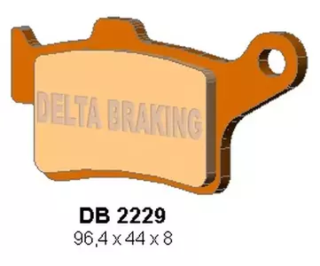 Delta Braking DB2229OR-D KH631 pastilhas de travão traseiras - DB2229OR-D