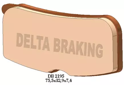 Pastillas de freno delanteras Delta Braking DB2195OR-D KH474 - DB2195OR-D