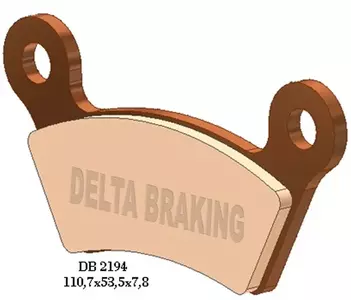 Delta Braking DB2194OR-D KH473 pastilhas de travão traseiras - DB2194OR-D