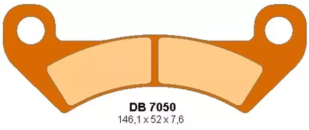 Delta Braking DB7050OR-D bromsbelägg fram John Deere XUV 325 825 850 855 Gator 10-11 HPX Gator 10-11 - DB7050OR-D