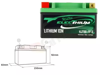 Baterie litiu-ion cu litiu cu indicator HJT9B-FP-S - 312096