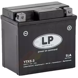 Непід'єдна акумуляторна батарея 12V 4Ah Landport YTX5-3 - YTX53 L