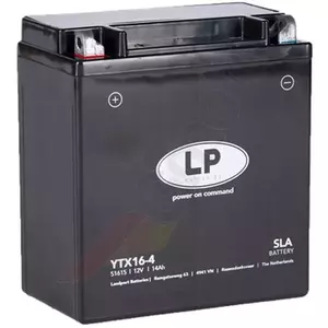Wartungsfreie 12V 14Ah Landport YTX16-4 Batterie - YTX164 L