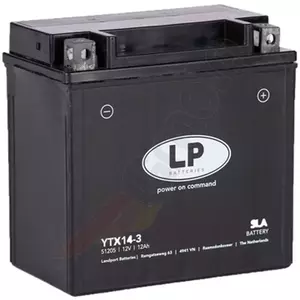 Wartungsfreie 12V 12Ah Landport YTX14-3 Batterie - YTX143 L