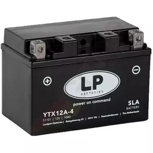 Nepodдържаща се 12V 10Ah батерия Landport YTX12A-4 - YTX12A4 L