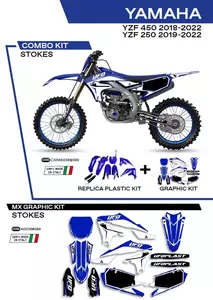 UFO Stokes plast- og finersæt Yamaha YZF 250 19-22 YZF 450 18-22 blå - C321AD036089