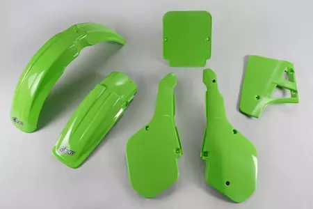 Juego de plásticos UFO Kawasaki KX 125 87 verde - KAKIT199026