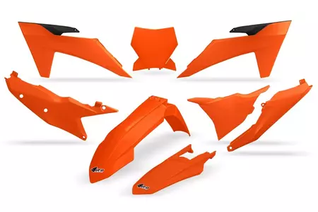 UFO plastikust oranž komplekt-1