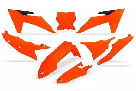 Set plastique UFO orange fluo - KTKIT529FFLU