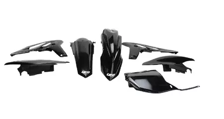 Set de materiale plastice UFO Yamaha YZF 250 10 negru - YAKIT308001