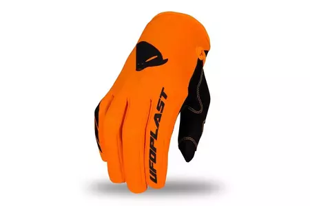 Motorcykel cross enduro handskar UFO Radial orange fluo XXL - GU04529FFLUXXL