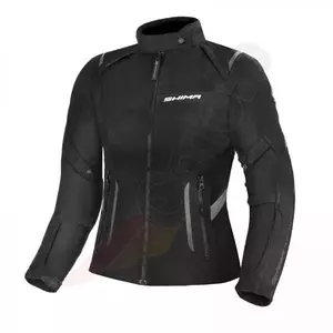 Shima Rush Jacket Giacca da moto donna in tessuto nero 3XL-1