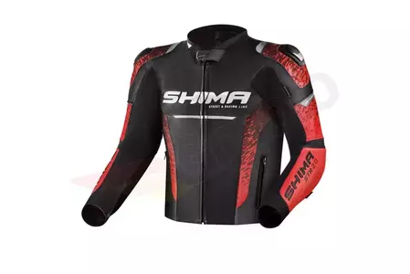 Giacca da moto in pelle Shima STR 2.0 rosso 60 - 5904012606005